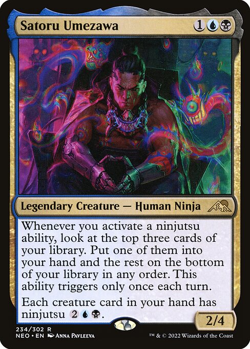 Satoru Umezawa (Foil) - Kamigawa: Neon Dynasty