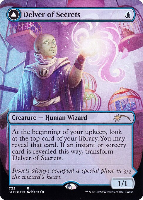Delver of Secrets (722) - Secret Lair Drop Series