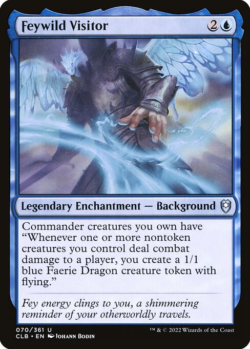 Feywild Visitor (Foil) - Commander Legends: Battle for Baldur's Gate