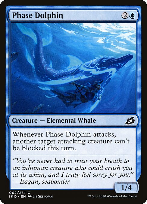 Phase Dolphin (Foil) - Ikoria: Lair of Behemoths