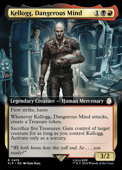 Kellogg, Dangerous Mind (Extended Art) - Universes Beyond: Fallout