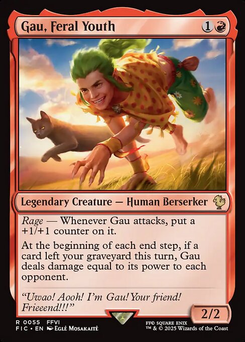 Gau, Feral Youth - Commander: FINAL FANTASY