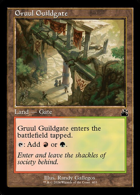 Gruul Guildgate (Retro Frame) - Ravnica Remastered