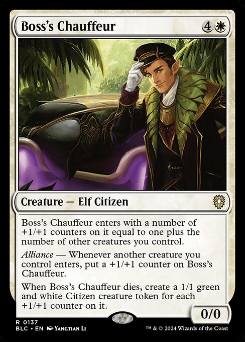 Boss's Chauffeur - Commander: Bloomburrow