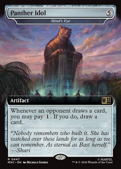 Panther Idol - Mind's Eye (Extended Art) - Commander: Marvel Super Heroes