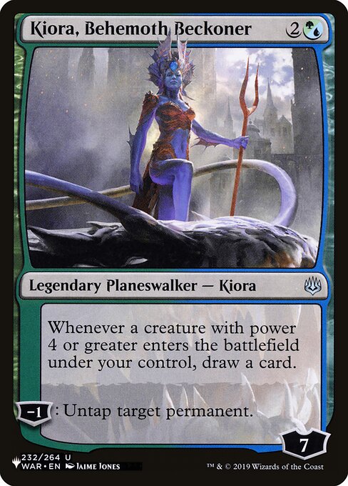 Kiora, Behemoth Beckoner - The List Reprints