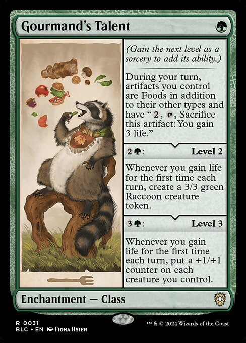 Gourmand's Talent - Commander: Bloomburrow