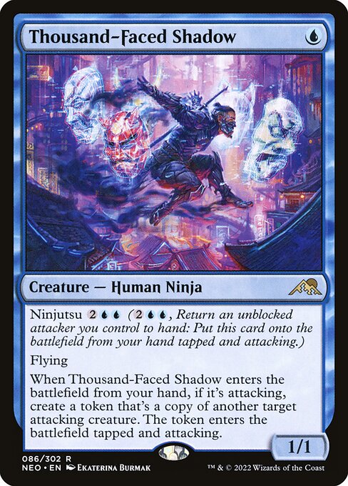 Thousand-Faced Shadow (Foil) - Kamigawa: Neon Dynasty