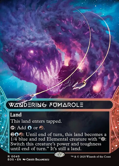 Wandering Fumarole (0045) (Borderless) - Edge of Eternities: Stellar Sights