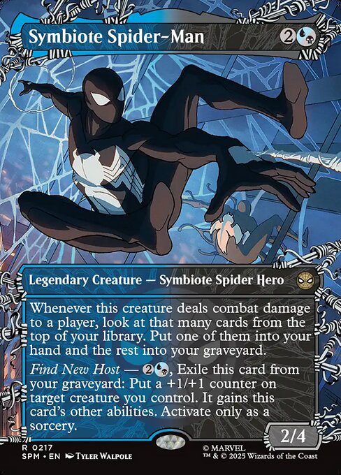 Symbiote Spider-Man (Borderless) (Foil) - Marvel's Spider-Man