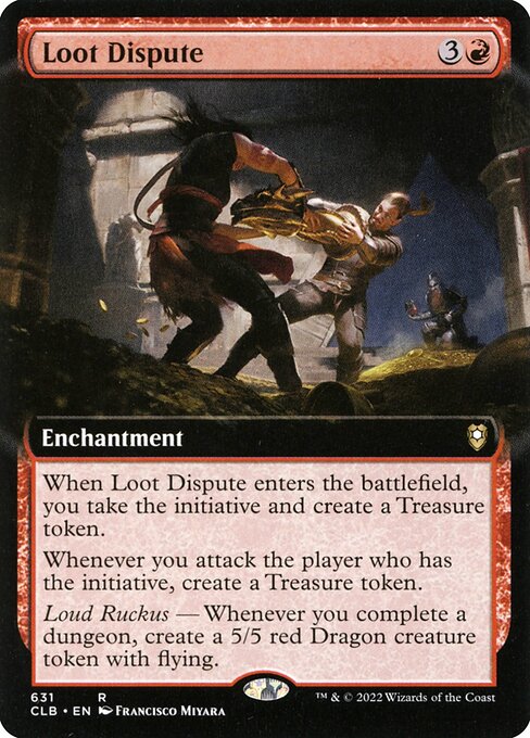 Loot Dispute (Extended Art) - Commander Legends: Battle for Baldur's Gate
