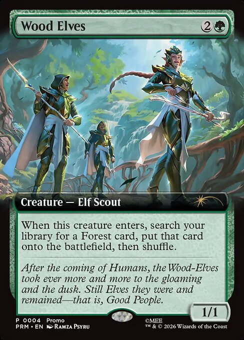Wood Elves (Extended Art) - Unique and Miscellaneous Promos