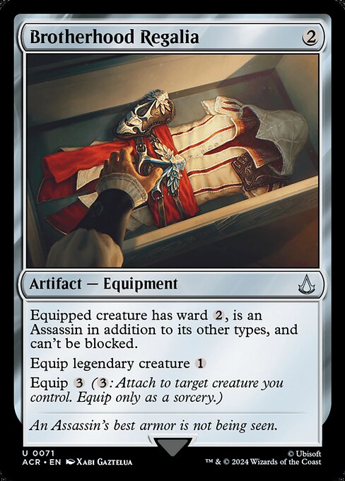 Brotherhood Regalia (Foil) - Universes Beyond: Assassin's Creed