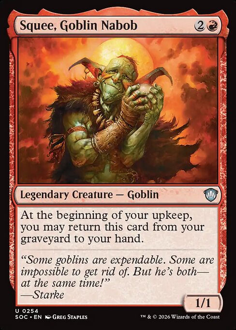 Squee, Goblin Nabob - Commander: Secrets of Strixhaven