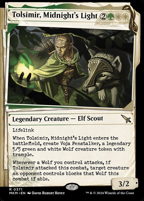 Tolsimir, Midnight's Light (Showcase) (Foil) - Murders at Karlov Manor