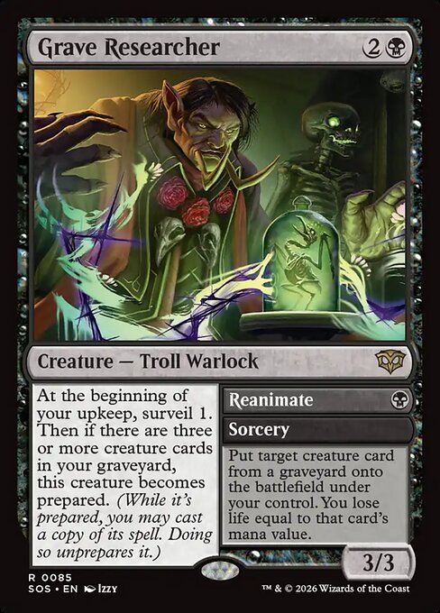 Grave Researcher - Secrets of Strixhaven