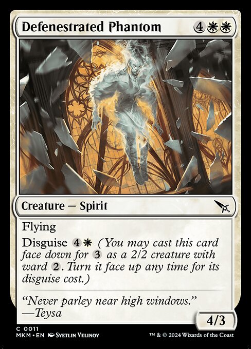 Defenestrated Phantom (Foil) - Murders at Karlov Manor