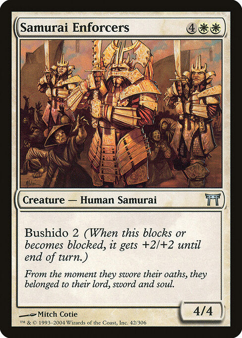 Samurai Enforcers (Foil) - Champions of Kamigawa