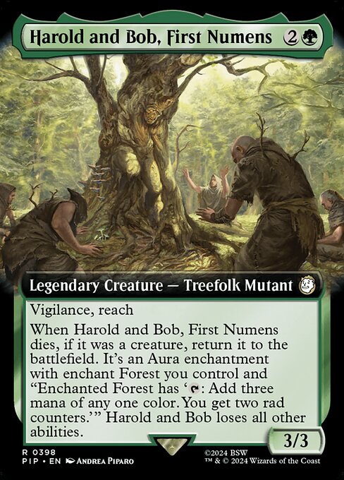 Harold and Bob, First Numens (Extended Art) (Foil) - Universes Beyond: Fallout