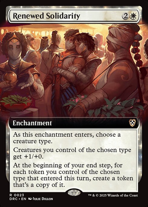 Renewed Solidarity (Extended Art) - Commander: Aetherdrift