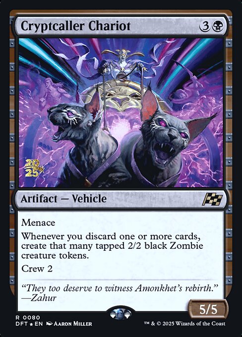 Cryptcaller Chariot - Prerelease Cards