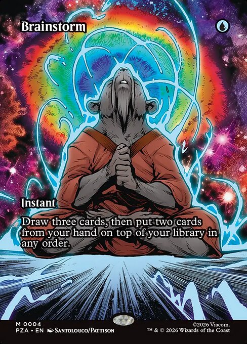 Brainstorm (Borderless) (Foil) - Teenage Mutant Ninja Turtles Source Material