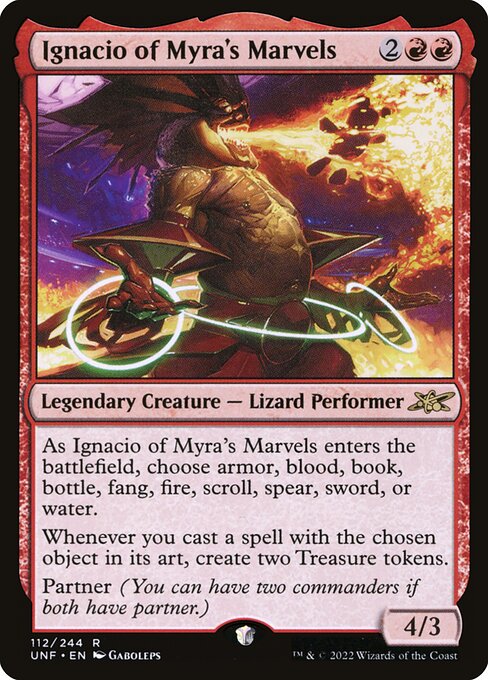 Ignacio of Myra's Marvels - Unfinity