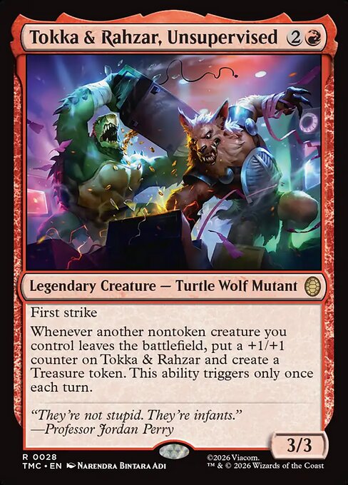 Tokka & Rahzar, Unsupervised - Commander: Teenage Mutant Ninja Turtles