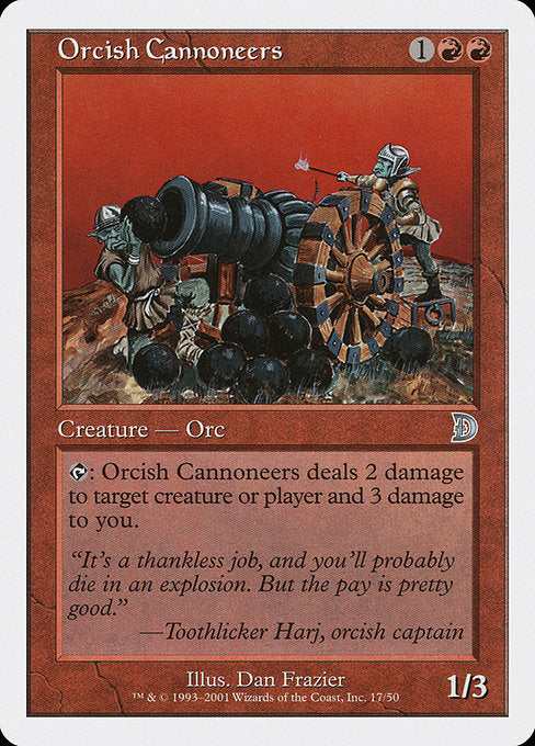 Orcish Cannoneers - Deckmasters Garfield vs Finkel
