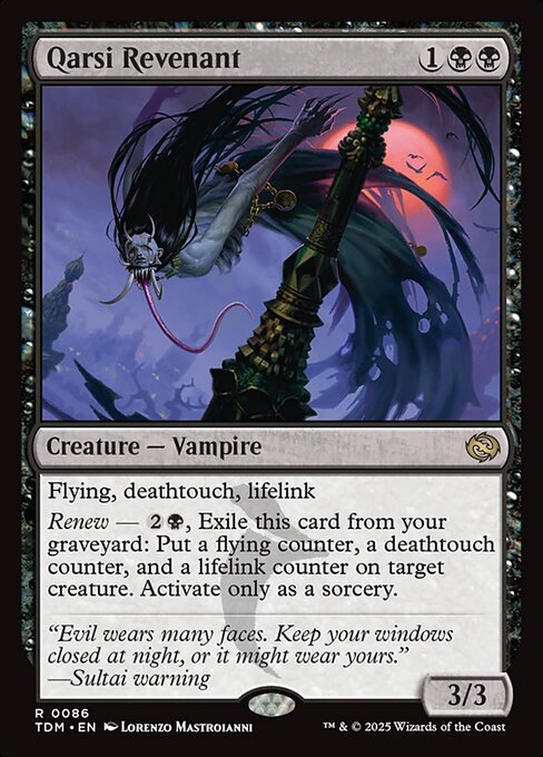 Qarsi Revenant (Foil) - Tarkir: Dragonstorm