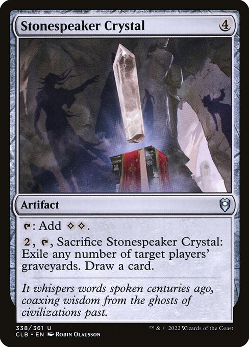 Stonespeaker Crystal (Foil) - Commander Legends: Battle for Baldur's Gate