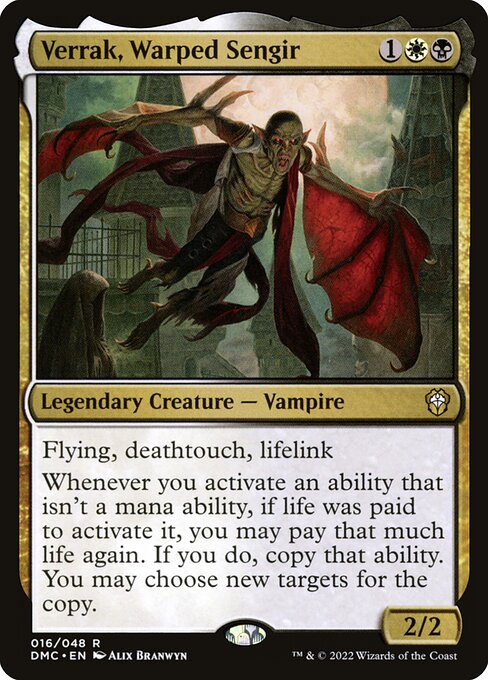 Verrak, Warped Sengir - Commander: Dominaria United