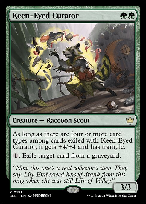 Keen-Eyed Curator (Foil) - Bloomburrow
