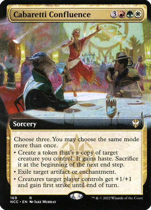 Cabaretti Confluence (Extended Art) - Commander: Streets of New Capenna