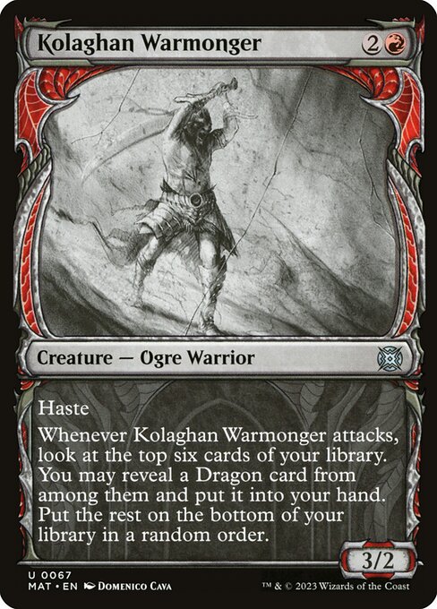Kolaghan Warmonger (Showcase) - March of the Machine: The Aftermath