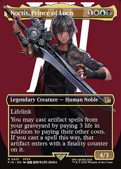 Noctis, Prince of Lucis (Borderless) - FINAL FANTASY