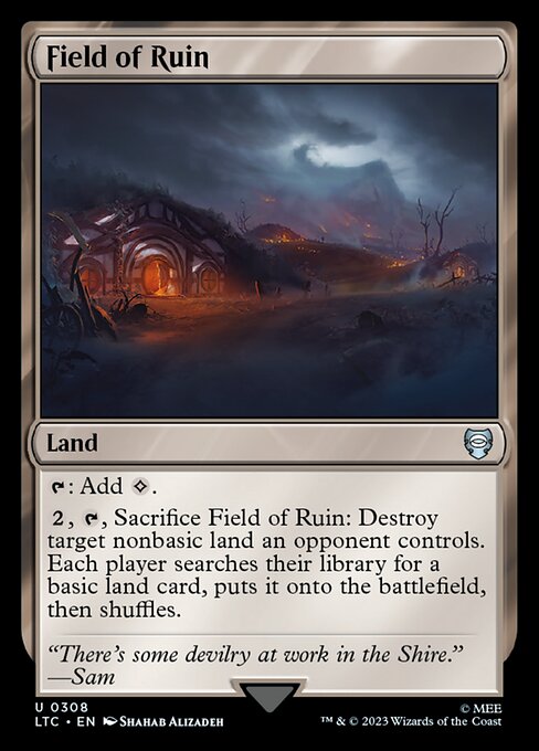 Field of Ruin - Commander: The Lord of the Rings: Tales of Middle-earth