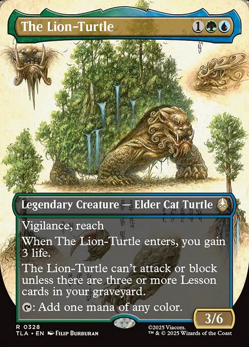 The Lion-Turtle (Borderless) - Avatar: The Last Airbender