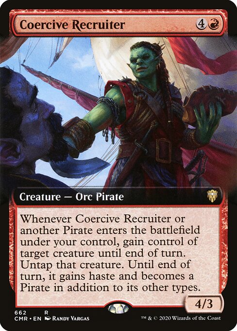 Coercive Recruiter (Extended Art) - Commander Legends