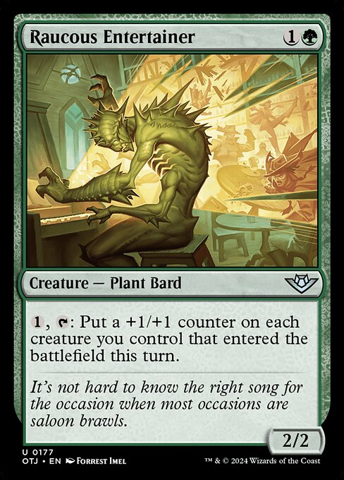 Raucous Entertainer (Foil) - Outlaws of Thunder Junction