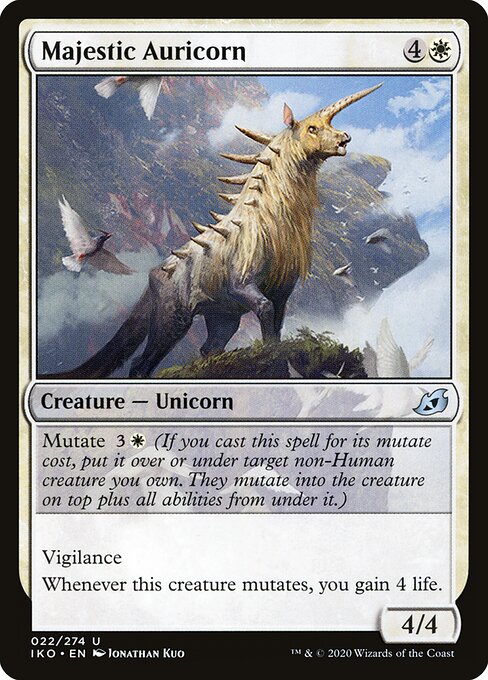 Majestic Auricorn (Foil) - Ikoria: Lair of Behemoths