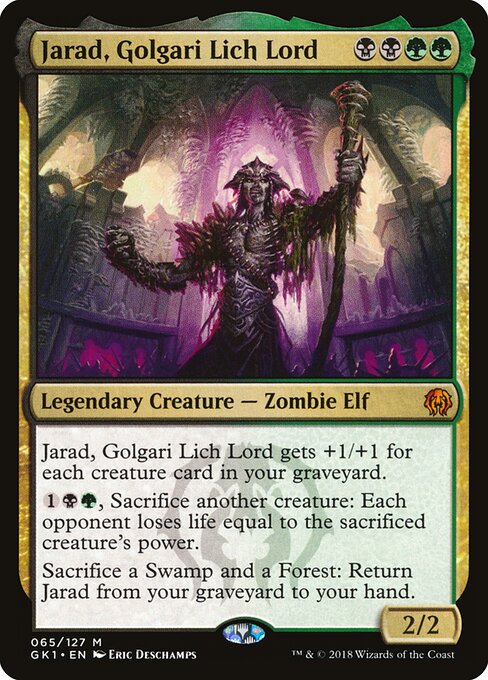 Jarad, Golgari Lich Lord - Guilds of Ravnica: Guild Kits