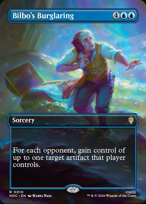 Bilbo's Burglaring (Borderless) (Foil) - The Hobbit: Eternal-Legal