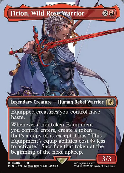 Firion, Wild Rose Warrior (Borderless) (Foil) - FINAL FANTASY