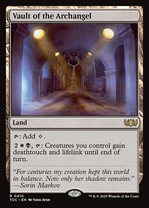 Vault of the Archangel - Commander: Tarkir: Dragonstorm
