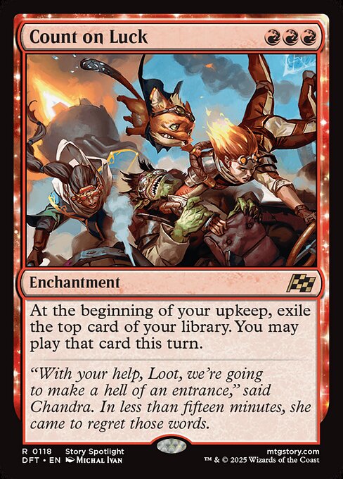 Count on Luck (Foil) - Aetherdrift