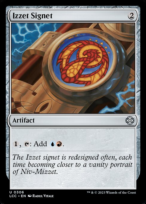Izzet Signet - Commander: The Lost Caverns of Ixalan