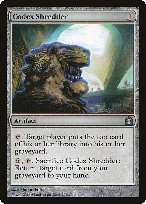 Codex Shredder (Foil) - Return to Ravnica