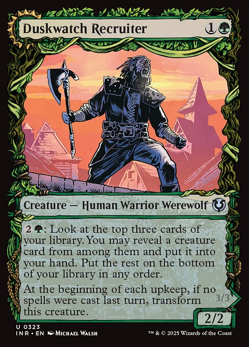 Duskwatch Recruiter (Showcase) (Foil) - Innistrad Remastered