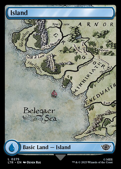 Island (0275) - Universes Beyond: The Lord of the Rings: Tales of Middle-earth